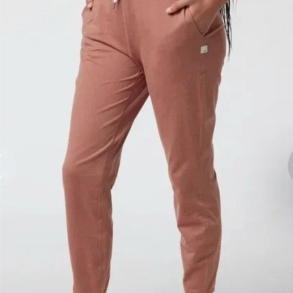 Vuori soft Performance jogger tamarind heather brown pink blush L